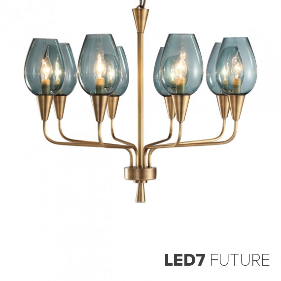 Loft Industry Modern - Sunrise Chandelier